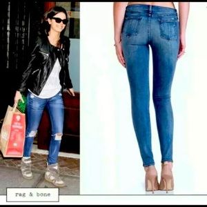 Rag & Bone Distressed Skinny Jeans